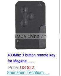 Replacement 2+1 button with switchblade and 2032 big battery place key blanks wholesale for Audi TT Q5 Q7 A6