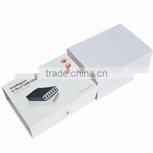 China Factory 5-6 port Intelligent usb travel charger 12A