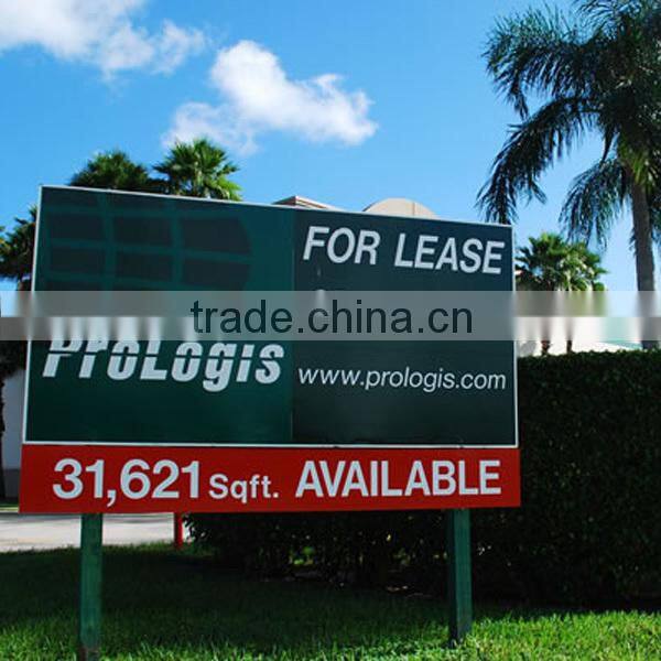 Outdoor Full color printed coroplast billboard ,yard signs