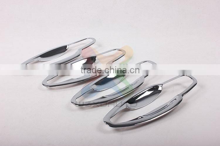 SET ABS CHROME DOOR HANDLE BOWL INSERTS COVER DOOR HANDLE BOWL FOR PEUGEOT PG 2008