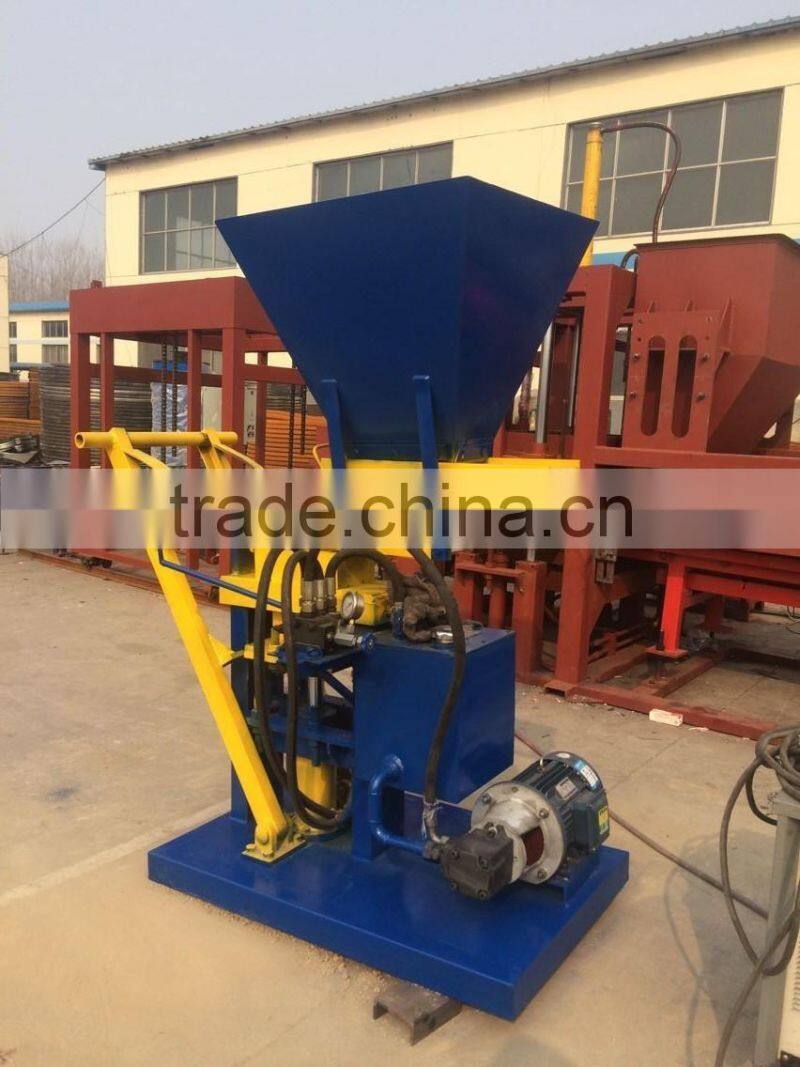 Eco brava cement soil interlocking brick making machine for small scale industries