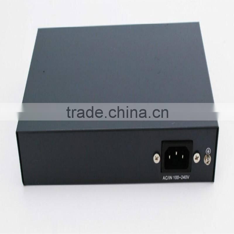 Industrial 5 10/100mbps rj45 4 port POE Switch with 65w power built-in