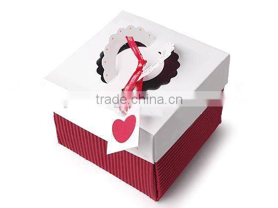 colorful good design box hand-held cake box packing