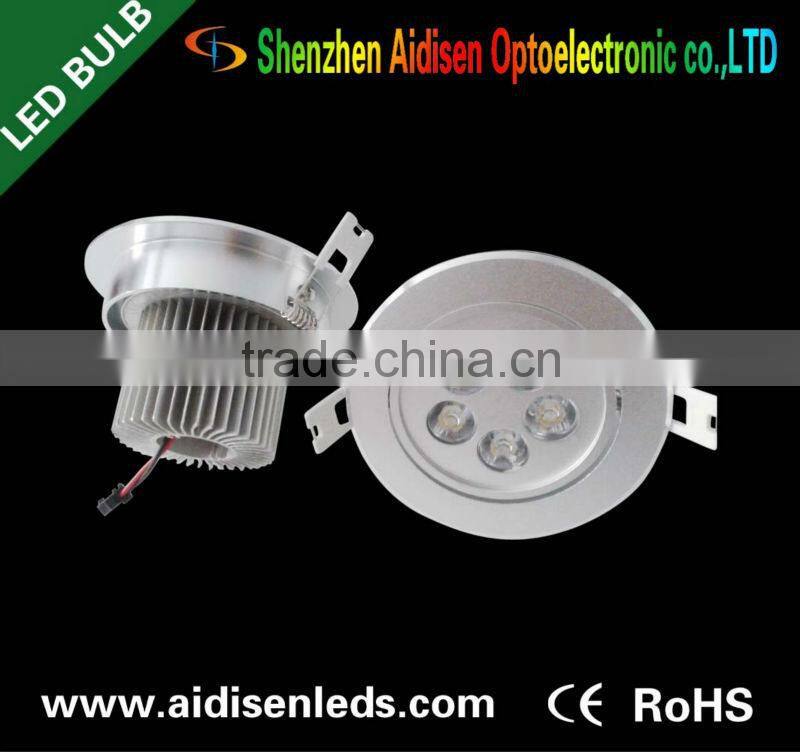 Epistar 12*1w led Ceiling light for Shop lighting, Milky white cover China Hot sell