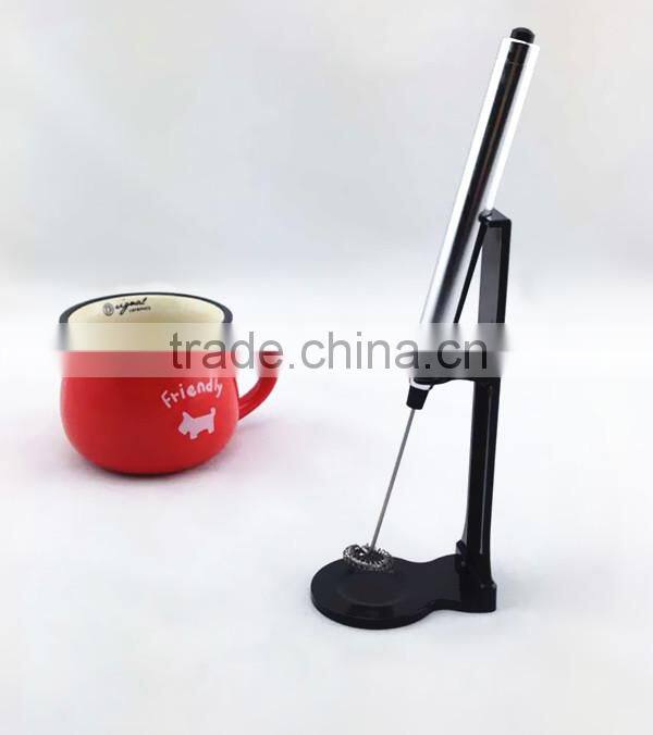 Aluminium Alloy Milk Frother With Stand