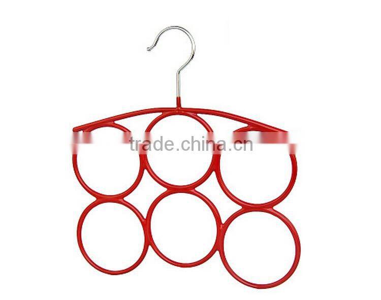 6 circles PVC Metal Scarf Holder, Belt Collection