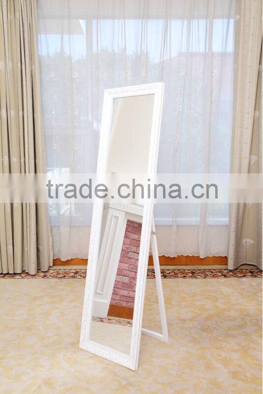 home decoration classical empaistic standing long dressing mirror
