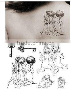 Promotional body tatoo sticker with flowers