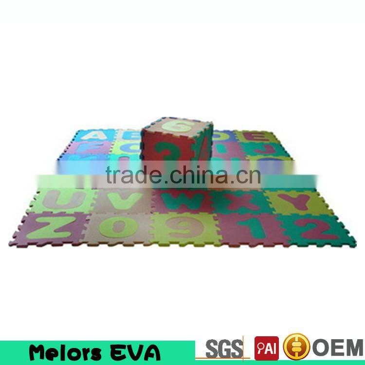 EVA puzzle blocks educational puzzle mat toys cartoon car design for kids