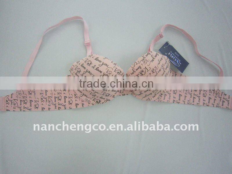 New design sexy ladies bra One piece underwear