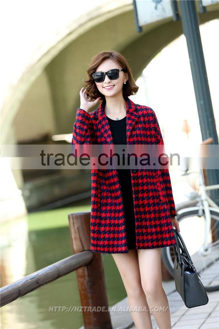 Factory Price Wholesale 2015 Winter Fashion New Style Korea Women Coat