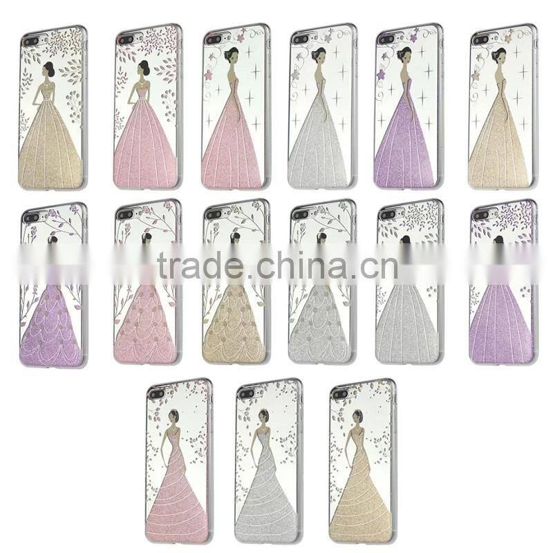 New products 2016 for iPhone 7 back cover, for iPhone 7 7 plus bling bling glitter tpu case cover skin