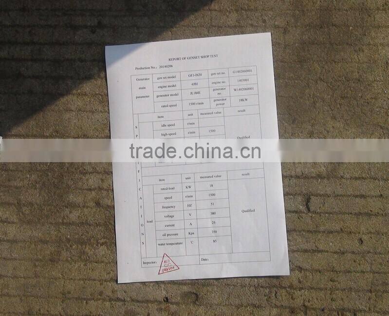 Japan 20KW/25KVA Diesel Generator