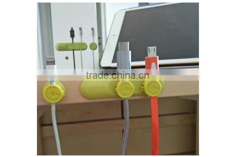 Customized Colorful Multipurpose holder cable clip organizer