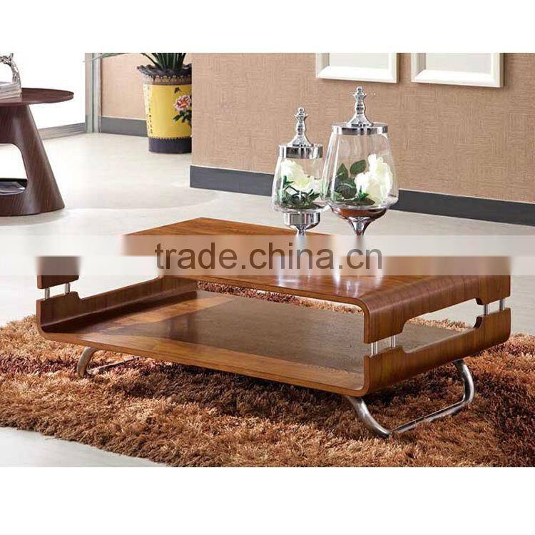 2014 Hot Selling Modern Wood Coffee Table Design S112-4