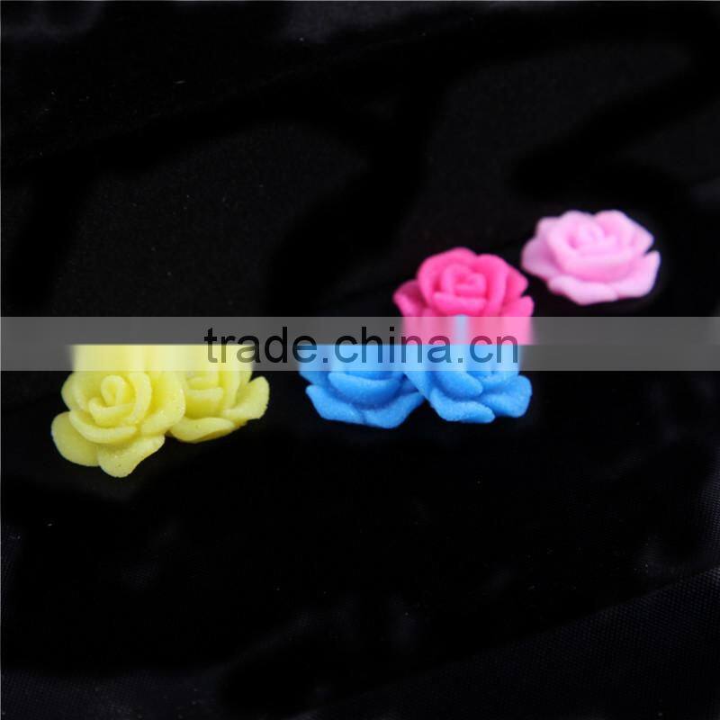 2016 spring newest popular supplier favorite druzy resin flower flatback-zhiya factory