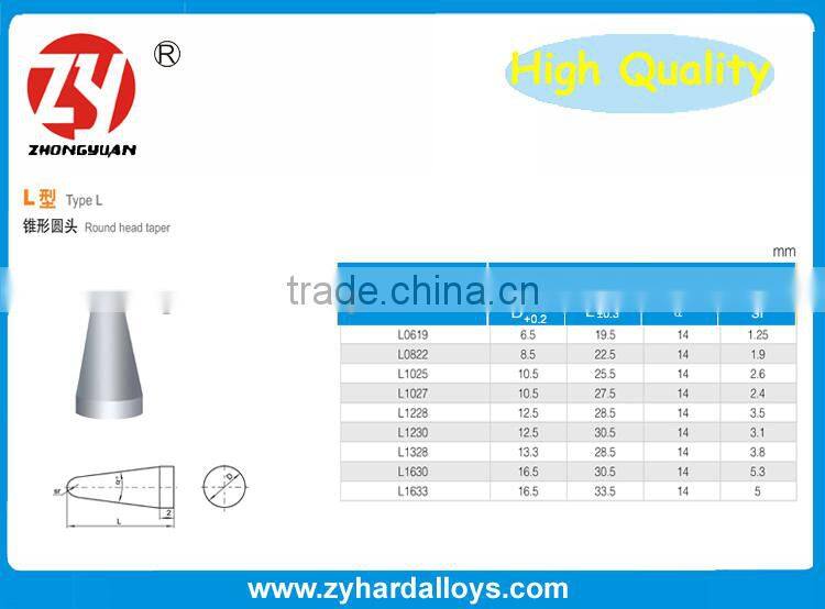 Tungsten Carbide Burs blank