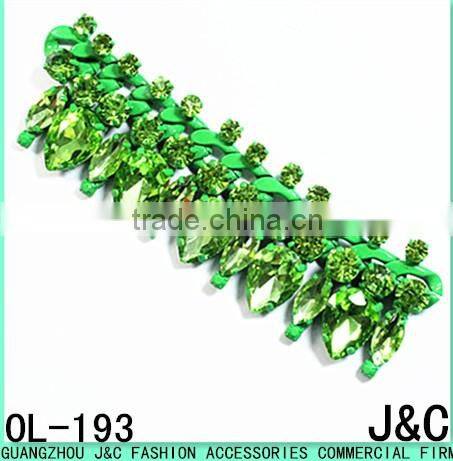 New design glass stone shoe ornament/ shoe accessory/ shoe trim