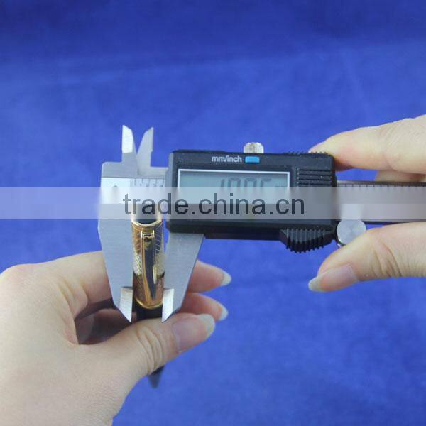 KKPEN 2015 Highest quality gold plated genuine leather coated Ball pen