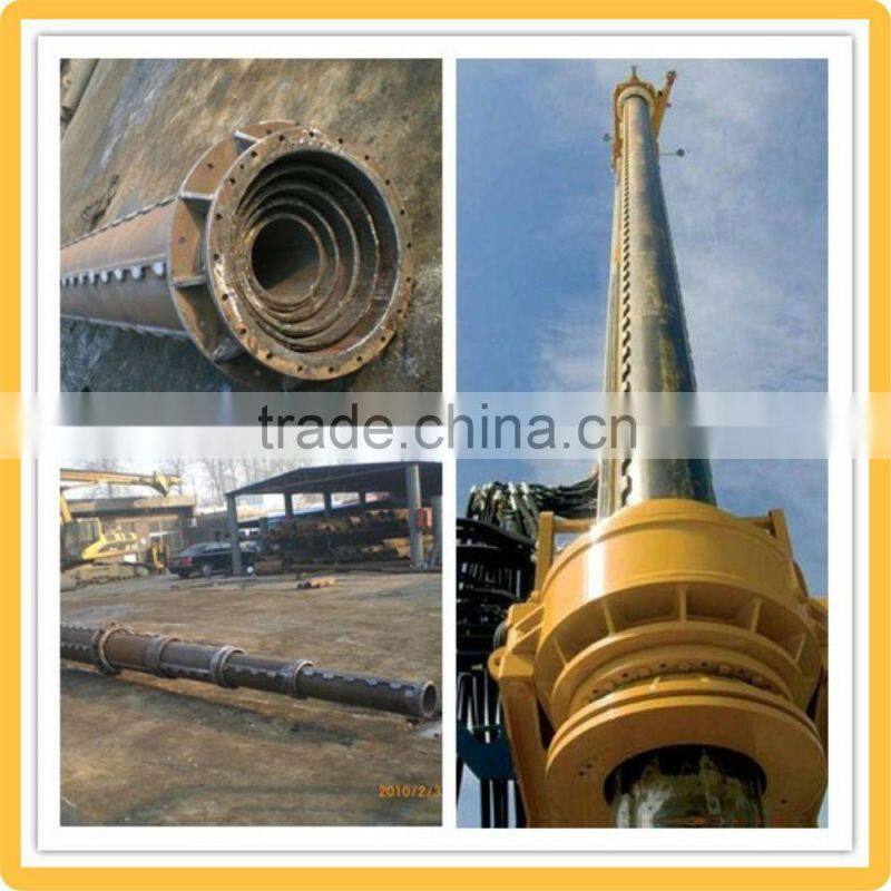 Driven pile construction hydraulic rotary borehole drilling rig friction kelly bar
