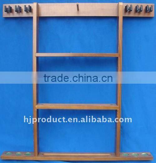 Wooden Snooker cue rest accessory / Billiard cue rack