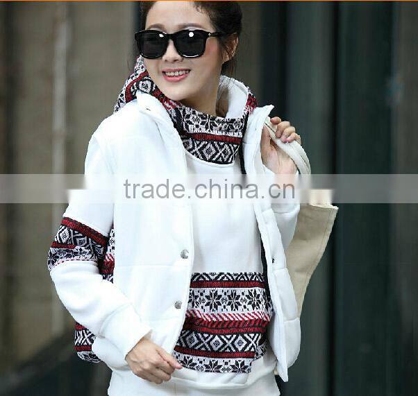 Winter three-piece sweater suit for pergnant women, warm thick maternity clothes for winter