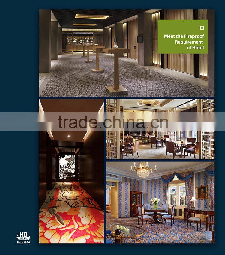 ASTM-US Professional Institutions Test Fire Resistance Carpet and Fireproof Carpet