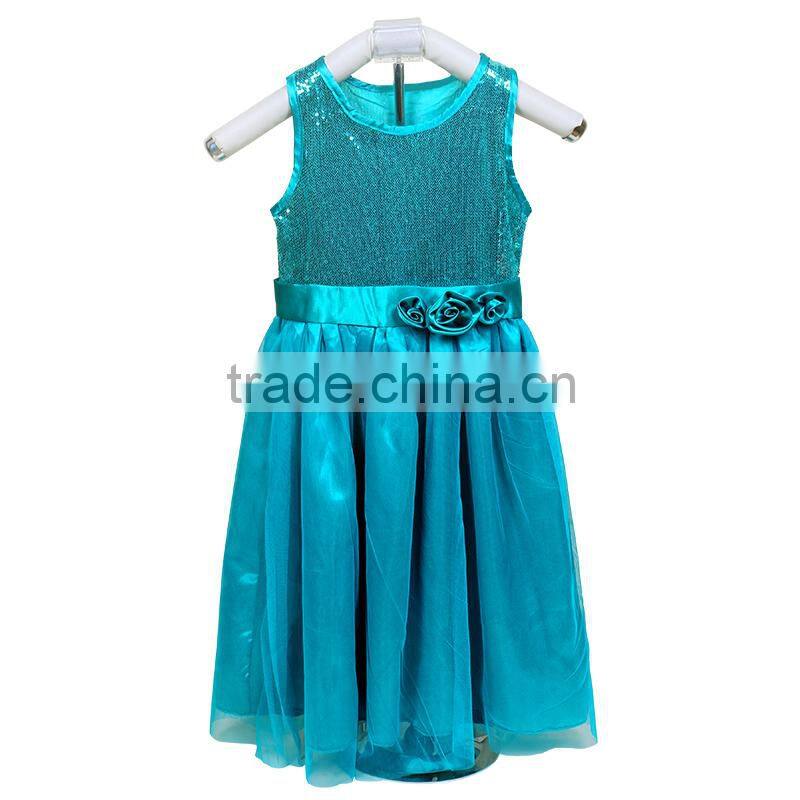 new arrival 2015 hot selling girls dress frozen dress elsa