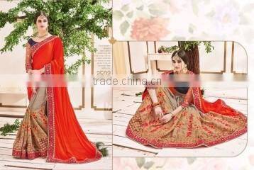 Blissful Teal Jacquard Silk Designer Saree/famous indian saree designers