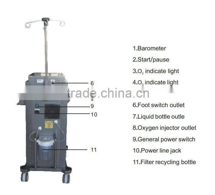 Professional vertical water oxygen machine/oxygen peel machine TM-H200