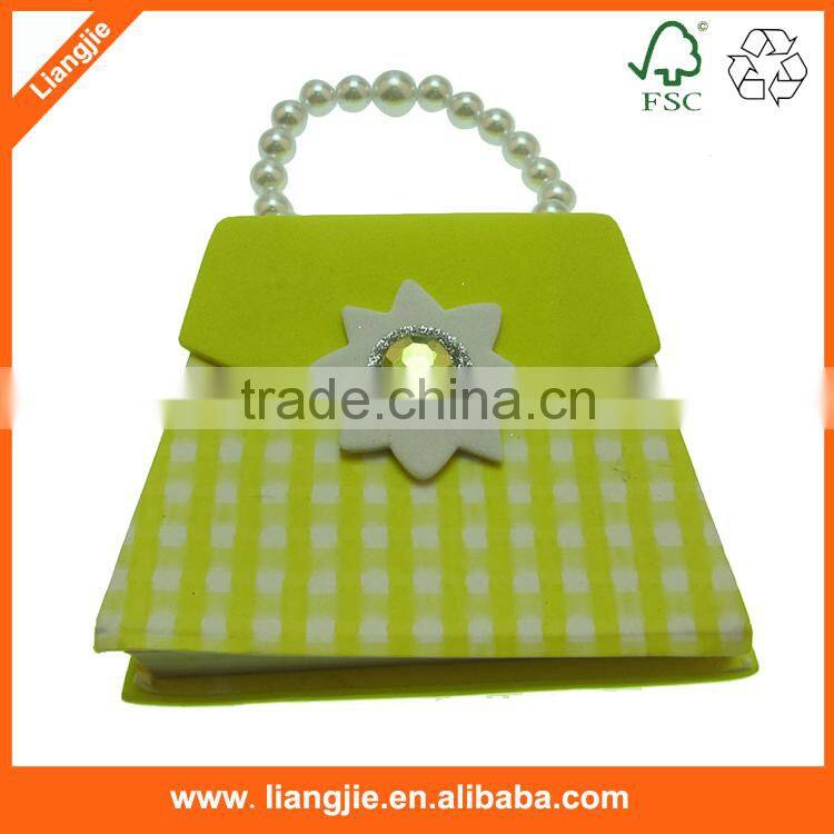Hot sell novelty notepads, Bag shaped die cut notepad for kids