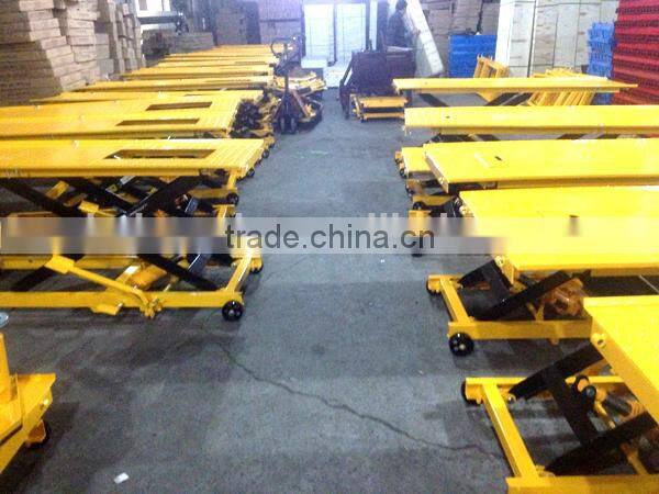 Hot sale 1000Lbs Air Motorcycle Hydraulic Lift