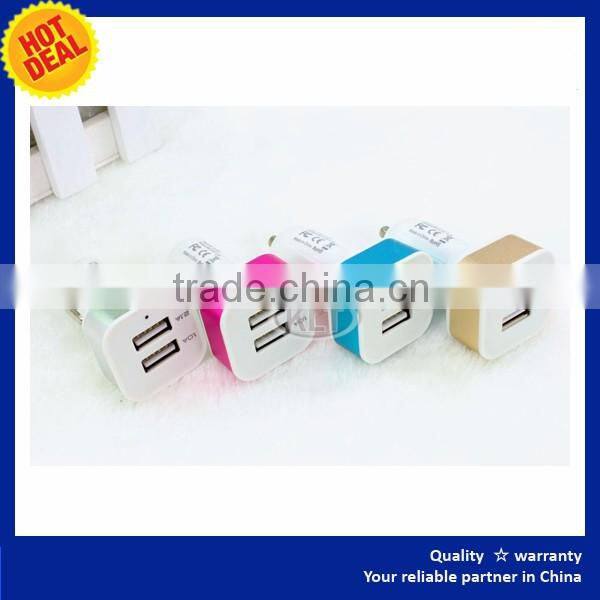 KLT Dual Car Charger Electric 2 Port Double Twin Adapter Connector For Smart Phones Charging