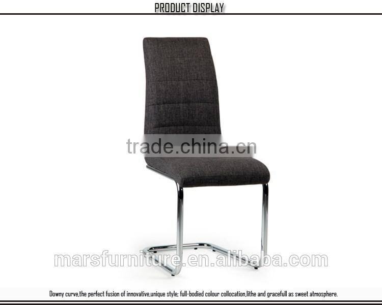 Wholesale furniture modern fabric and chrome chair