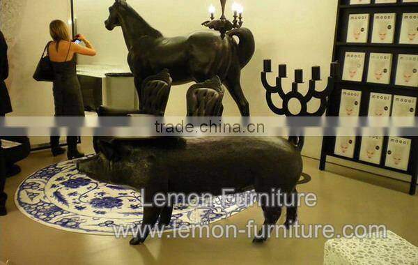 Top quality top sell grey tempered glass tea table