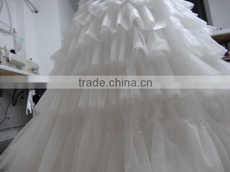 Lace StrapLess Mermaid Custom Made Floor Length Formal Bridal Dress Vestidos De Novia BW072 real pictures wedding dress china