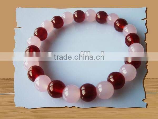 New design!! 12mm Crystal uv bead bracelet.Glow bead bracelrt.