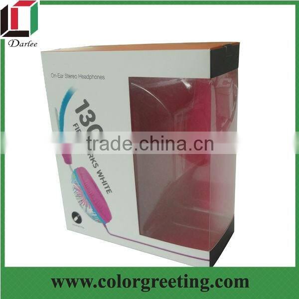 promotion corrugated paper box customized corrugated packing box for headphone wholesale headphone package box with best price