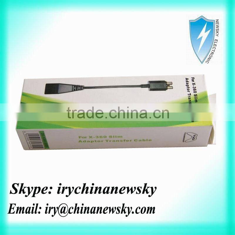 AC Adapter Transfer Convert Cable For Xbox360 Slim