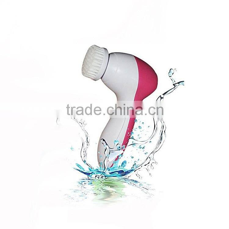 Hot sell multifuncition 5 in 1 Face Beauty Massager Facial Cleansing Brush