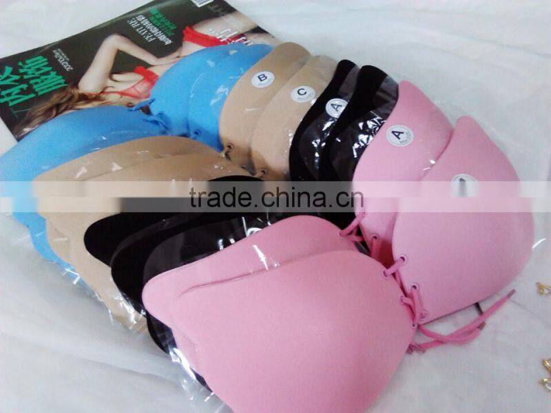 Beautiful Looks Magic Invisible Inserts Padded Adhesive Sexy Silicone Bra for Breast Enhance