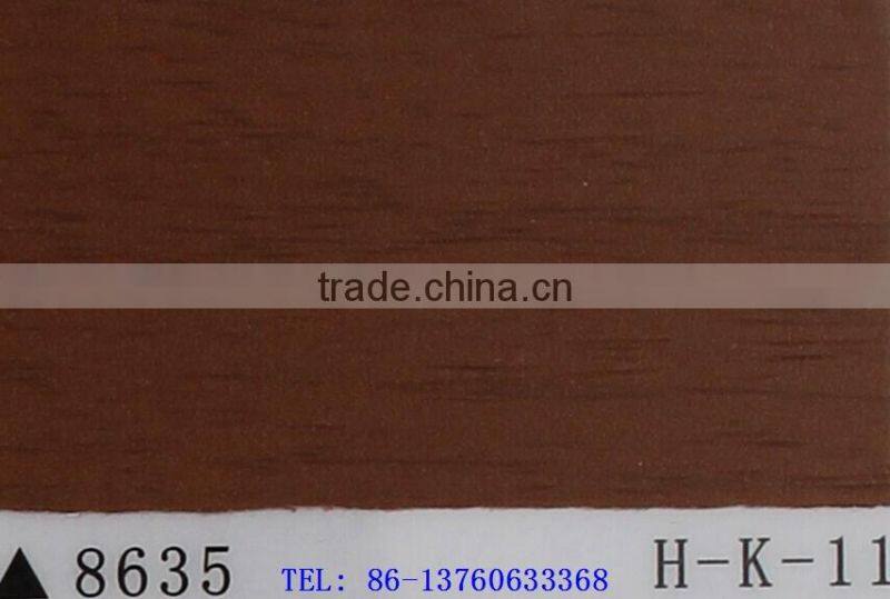 Wood Grain self-adhesion cold laminated Decoration PVC Film item 8635