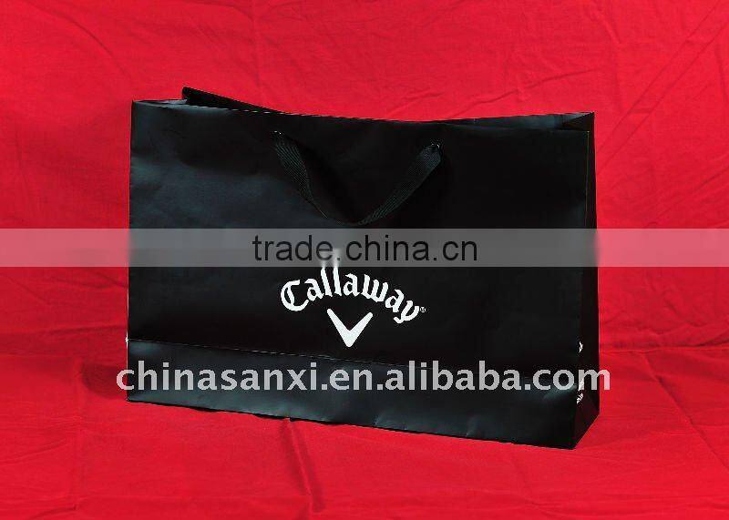 Butterfly top design with lower price garment craft paper shopping bag