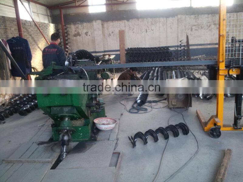 High production capacity sawdust flexible screw conveyor