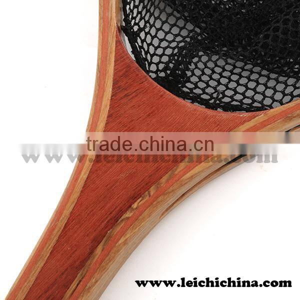 In stock 23.5'' wood fly fishing trout landing net