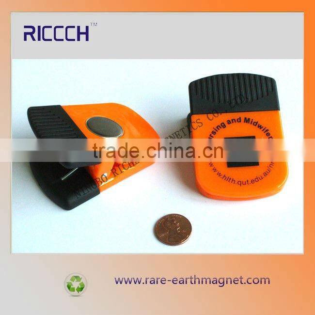 plastic magnetic clip,bag clip for promotion