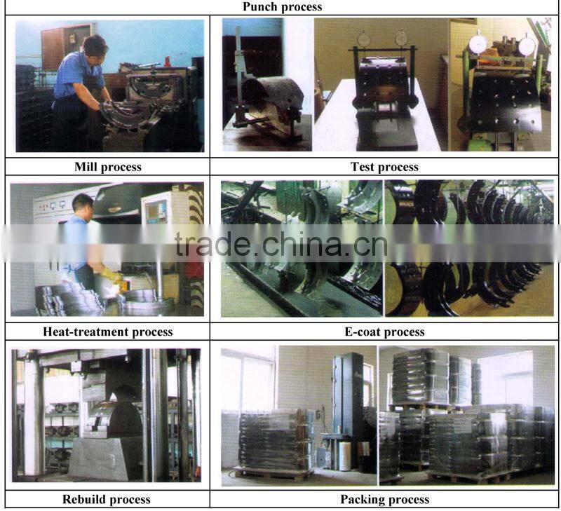 OEM No. 0509146170 Heavy Truck BPW 180 Brake Shoe