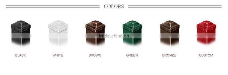 Without welding Maintenance free coating Galvanized steel Lawn fencing with Flexible Design