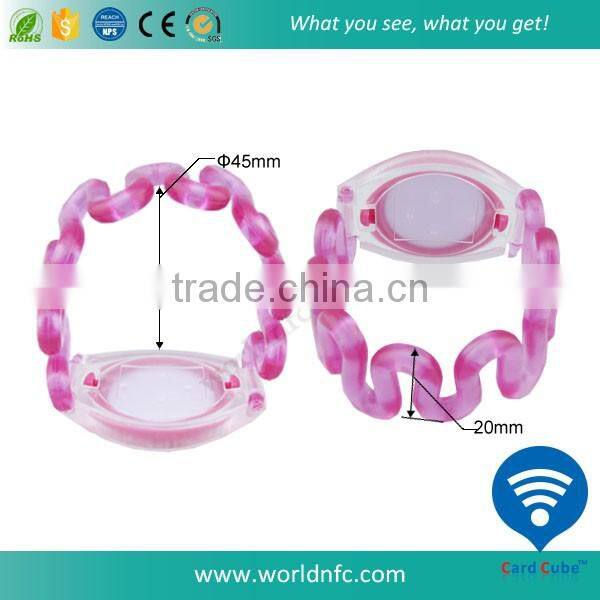 Waterpoof Elastic RFID Wristband for Swimming Pool
