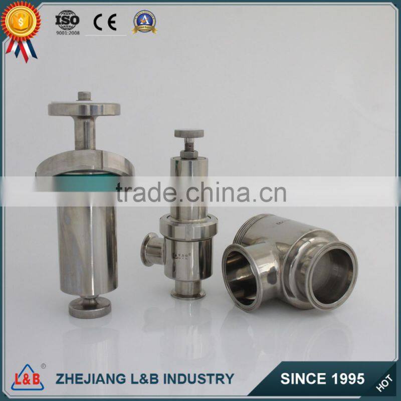 B22W stainless steel tri-clamped safety vavle
